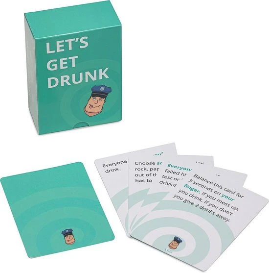 Drankspel Let's Get Drunk - Kaarten - Speelkaarten - Zuipen - Drinking Game - Volwassenen - Drankspelletje - Afbeelding 4