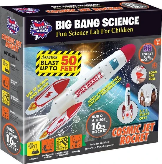 Brimley? Raket Experimenteerdoos - Wetenschapsdoos - DIY Wetenschap Set - STEM Speelgoed - Afbeelding 17