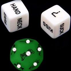 TN Pikante Dobbelstenen 3 Stuks - Erotische Spel Voor Koppels - Sex Dobbelstenen - Glow In The Dark - Vrijgezellenfeest - Kamasutra Seksstandjes - Seks Spel