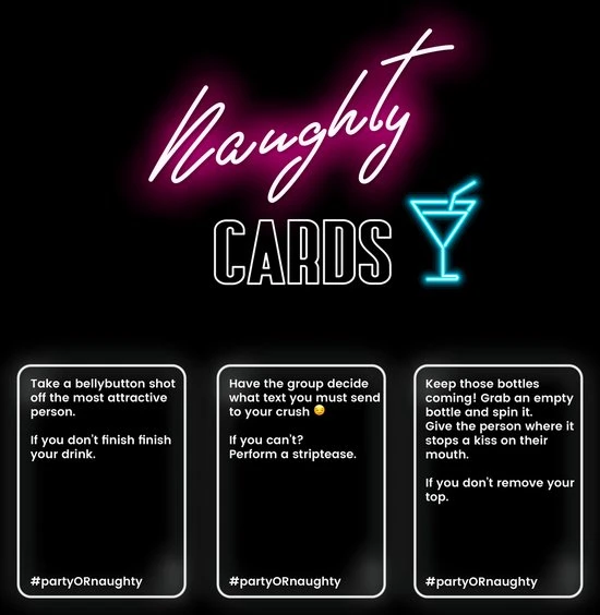 Party Or Naughty - The Ultimate Drinking Game For Students | English Version | Engelse Versie | Partyspel - Afbeelding 3