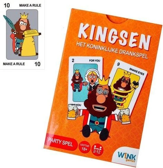 Oink Games Kingsen - Drankspel - In Exclusieve Spelvorm - Afbeelding 4