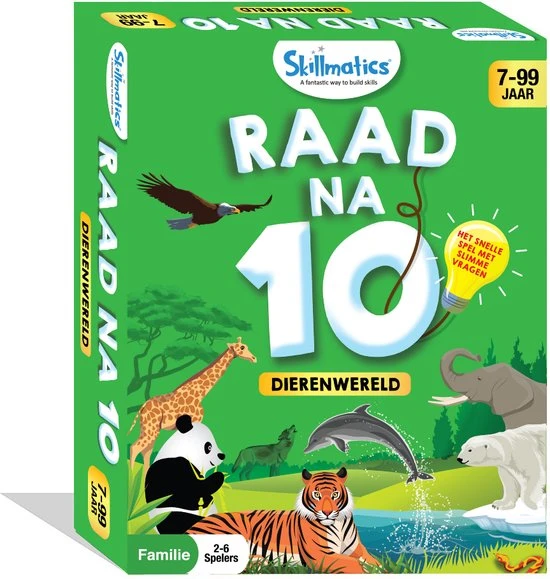 Skillmatics Wijzer Over De Basisschool - Raad Na 10 - Dierenwereld