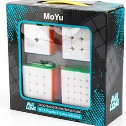 4 In 1 Voordeelpakket - Speed Cube - MoYu Speed Cube - Speed - Breinbreker 2x2, 3x3, 4x4, 5x5
