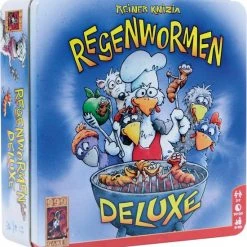 999 Games Regenwormen Deluxe Tin Dobbelspel