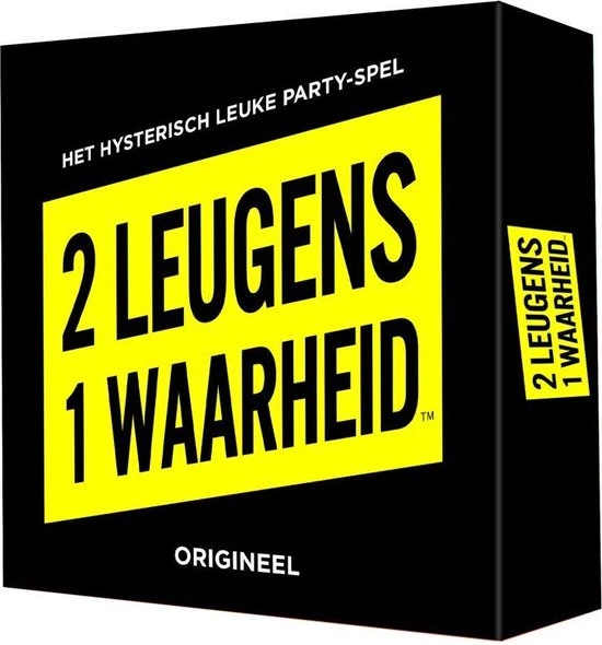 Hygge Games Party Game Partyspel - 2 Leugens 1 Waarheid