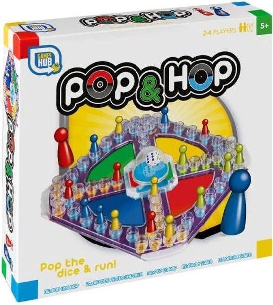 Pop En Hop - Mens Erger Je Niet Variant - Bordspel Voor Kinderen | Grafix - Afbeelding 11