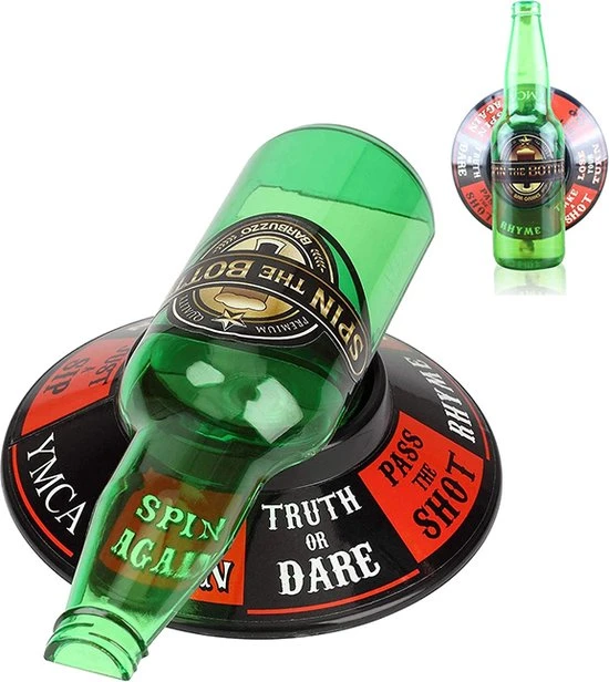 Spellenreuzen Drankspel - Spin The Bottle - Flesje Draaien - Gezelschapsspel Voor Volwassenen