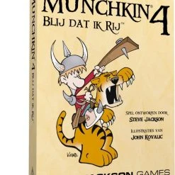 Steve Jackson Games Munchkin 4 Blij Dat Ik Rij - Uitbreiding - Kaartspel