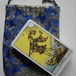 Tarotkaarten Met Zakje Blauw Tarot Kaarten Van A.E. Waite
