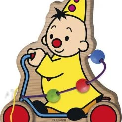 Bambolino Toys - Bumba Houten Trekfiguur - Educatief Speelgoed - Goed Voor De Motoriek