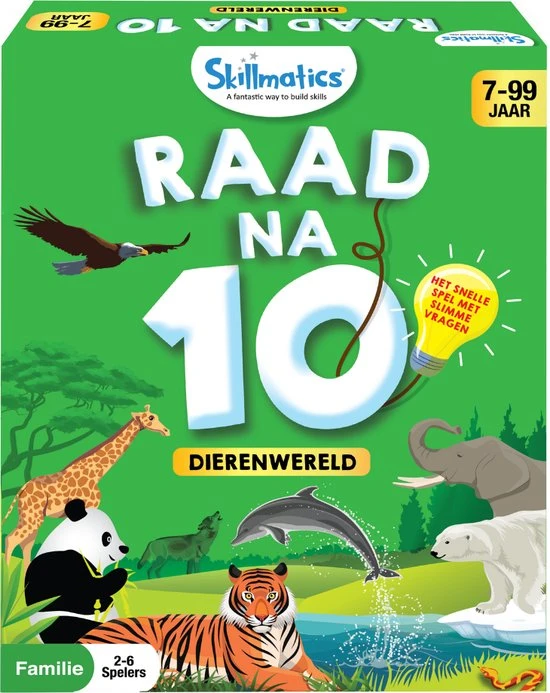 Skillmatics Wijzer Over De Basisschool - Raad Na 10 - Dierenwereld - Afbeelding 2