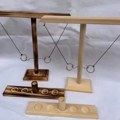 VG Deals Ring Toss Game | Drank Spelletjes | Drinking Game | Shots Party Game | Let S Get Drunk | Behendigheid Spel | Ringwerpen | Vrienden Spel | Gezelligheids Spel | Cafe Spel | 2 Persoons | Houten Drinkspel | Ring Gooien