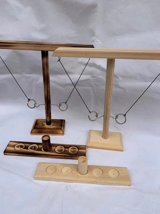 VG Deals Ring Toss Game | Drank Spelletjes | Drinking Game | Shots Party Game | Let S Get Drunk | Behendigheid Spel | Ringwerpen | Vrienden Spel | Gezelligheids Spel | Cafe Spel | 2 Persoons | Houten Drinkspel | Ring Gooien