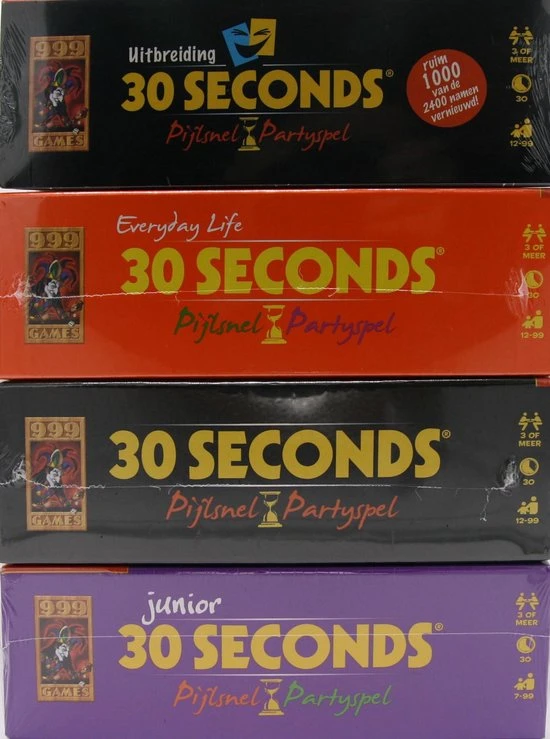 999 Games 30 Seconds + Uitbreidingen