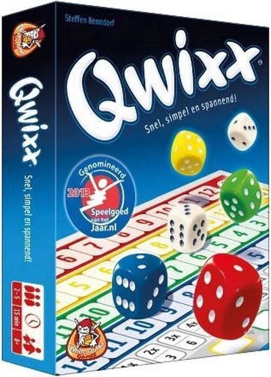 Merkloos Spellenset - 2 Stuks - Qwixx - Basisspel & Scoreblok Bonus - Afbeelding 2