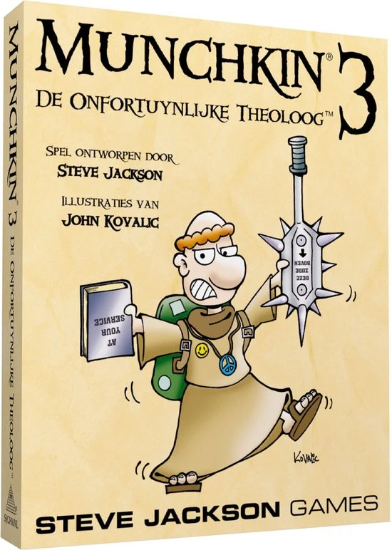 Steve Jackson Games Munchkin 3 De Onfortuynlijke Theoloog - Uitbreiding - Kaartspel - Afbeelding 2