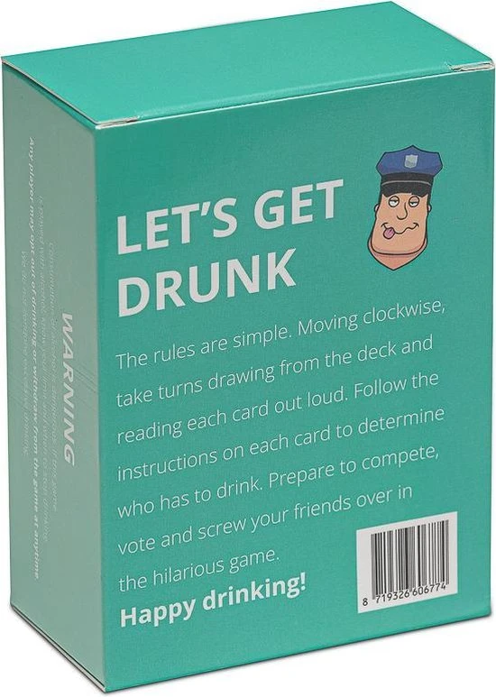 Drankspel Let's Get Drunk - Kaarten - Speelkaarten - Zuipen - Drinking Game - Volwassenen - Drankspelletje - Afbeelding 3
