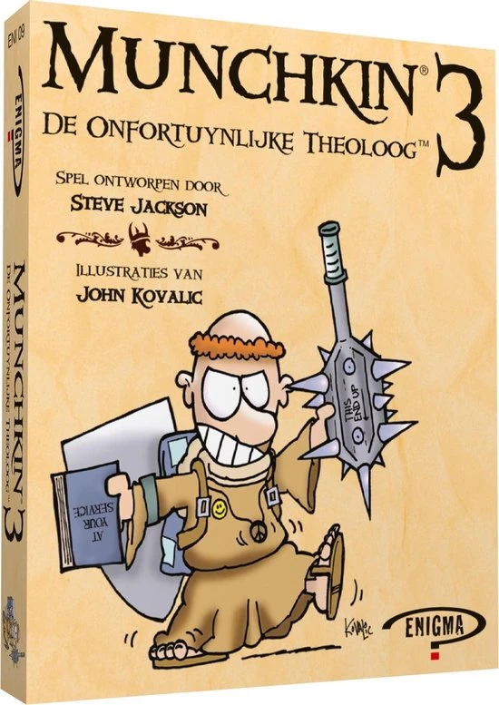 Steve Jackson Games Munchkin 3 De Onfortuynlijke Theoloog - Uitbreiding - Kaartspel - Afbeelding 3