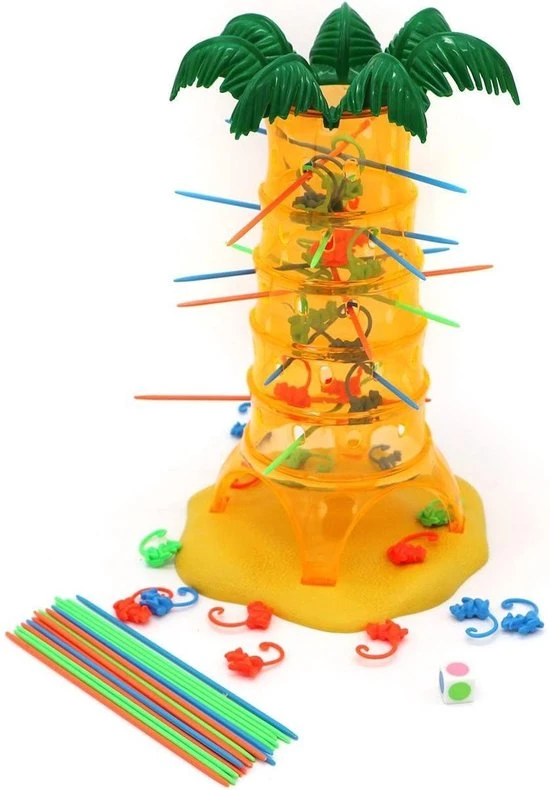 HaveFun - Vallende Aapjes - Slingerende Apen - Cadeau Voor Kinderen - Behendigheidsspel - Afbeelding 4