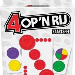 Hasbro Gaming 4 Op 'n Rij - Kaartspel