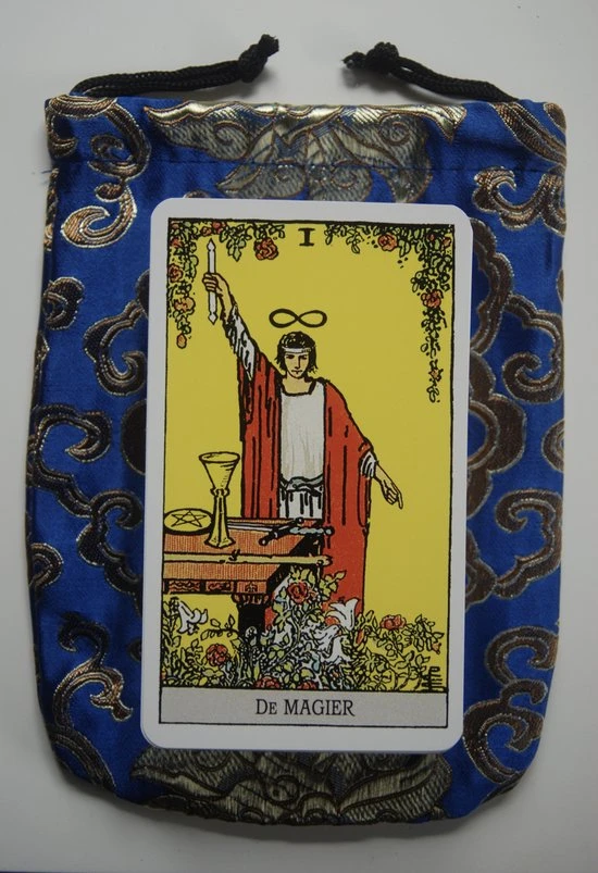 Tarotkaarten Met Zakje Blauw Tarot Kaarten Van A.E. Waite - Afbeelding 3