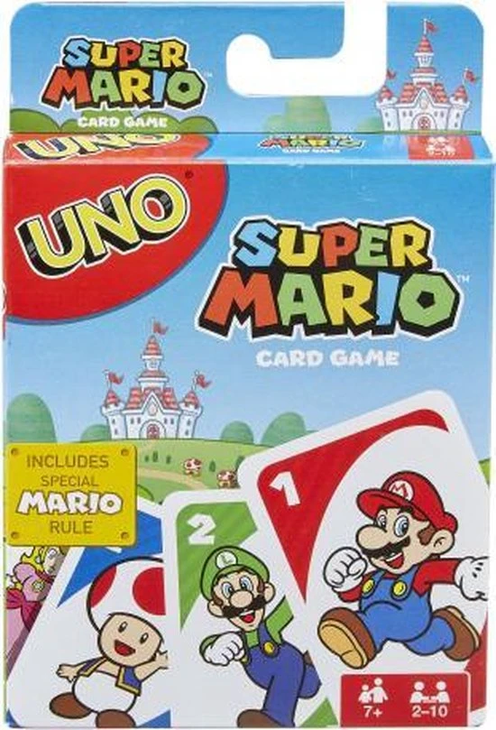 Mattel Games Kaartspel Uno Super Mario Junior 112-delig