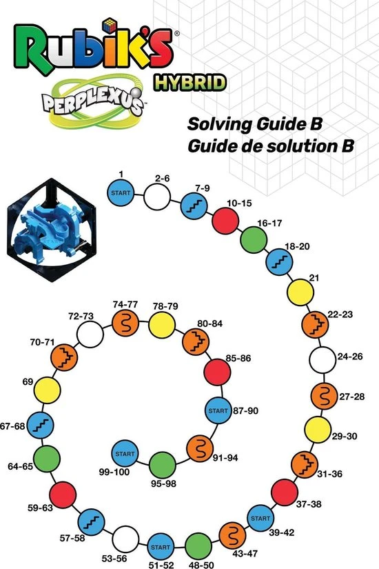 Perplexus - Rubik's Hybrid (2x2) - Breinbreker - 3D-doolhofspel - Afbeelding 13